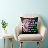 ナースの命は私の時間の価値がある クッション (椅子)