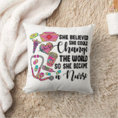 ナースの変化 クッション (ブランケット)