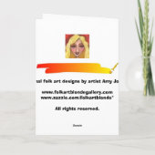 ナースの妖精-挨拶状 カード (裏面)