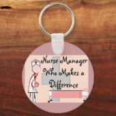 ナースの差し出し経営者 キーホルダー (正面)