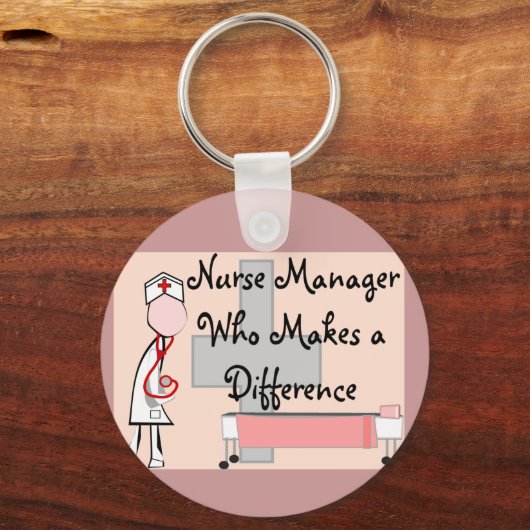 ナースの差し出し経営者 キーホルダー (正面)