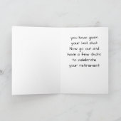 **ナースの引退**外出してショットを飲みに行く カード (内部)