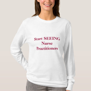 ナースの従業者に会い始めて下さい Tシャツ