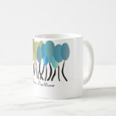 ナースの従業者のアートな木のデザインのギフト コーヒーマグカップ (正面右)