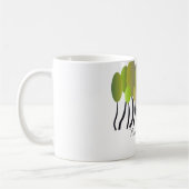 ナースの従業者のアートな木のデザインのギフト コーヒーマグカップ (左)