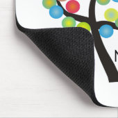 ナースの従業者のアートな木のデザインのギフト マウスパッド (コーナー)