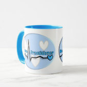 ナースの従業者のギフト マグカップ (正面左)