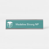 ナースの従業者の医学のプロフェッショナル デスクネームプレート (正面)