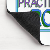 ナースの従業者の石 マウスパッド (コーナー)