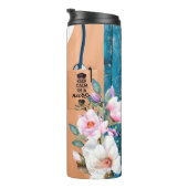 ナースの心地よい:フローラスクラブと聴診器 タンブラー (回転右)