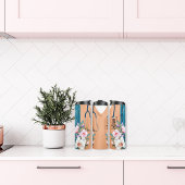 ナースの心地よい:フローラスクラブと聴診器 タンブラー