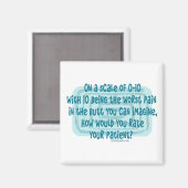 ナースの患者の評価 マグネット (正面/裏面)