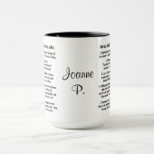 ナースの憎悪は博士: リスト+名前を個人化して下さい マグカップ (中央)