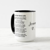 ナースの憎悪は博士: リスト+名前を個人化して下さい マグカップ (正面左)