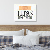 ナースの方が良い、包帯 キャンバスプリント (インサイチュ (寝室))