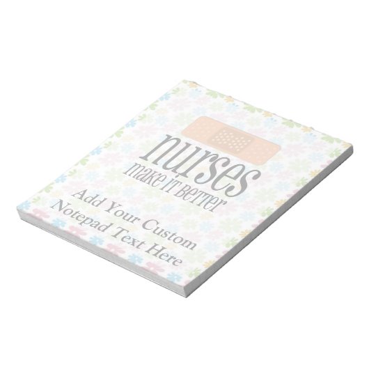 ナースの方が良い、包帯 ノートパッド (回転)