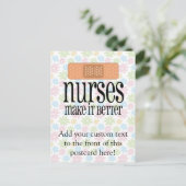 ナースの方が良い、包帯 ポストカード (スタンド正面)