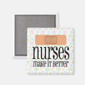 ナースの方が良い、包帯 マグネット (正面/裏面)