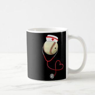 ナースの日おもしろいスポーツのための野球看護Medi コーヒーマグカップ