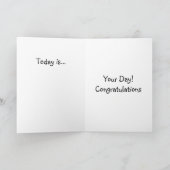 ナースの日のグリーティングカード カード (内部)