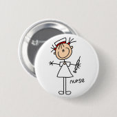ナースの棒の姿ボタン 缶バッジ (正面&裏面)