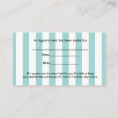 ナースの気に健康名刺 予約カード (裏面)
