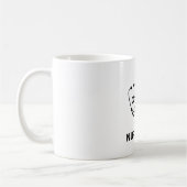 ナースの燃料カフェイン分子聴診器ミニマリスト コーヒーマグカップ (左)