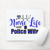 ナースの生命および警察の妻のマウスパッド マウスパッド (マウス)