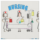 ナースの病院場面 ファブリック (クローズアップ)