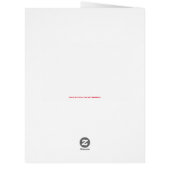 ナースの看護専門学校の卒業のお祝い (裏面)