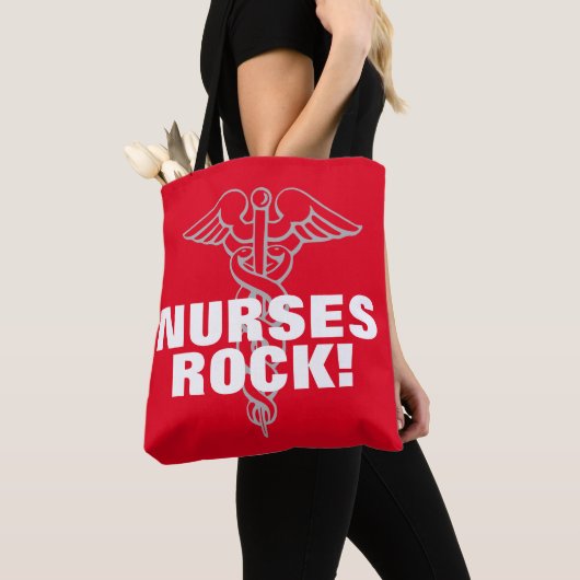ナースの石のトートバック|のクールな看護週のギフトのアイディア トートバッグ (クローズアップ)