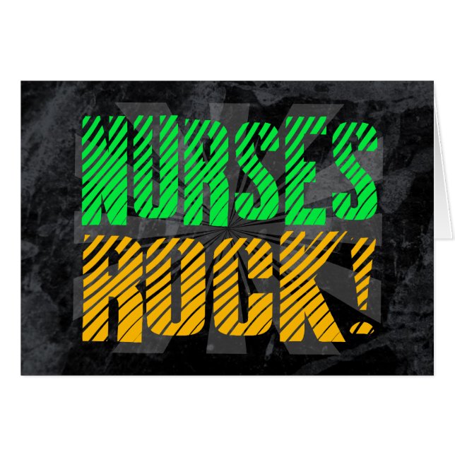 ナースの石の、オレンジおよび緑のおもしろい (正面横)