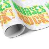 ナースの石の、オレンジまたは緑のおもしろいのナース ラッピングペーパー (ロールコーナー)