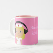 ナースの石! ツートーンマグカップ (正面左)