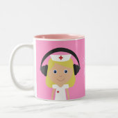 ナースの石! ツートーンマグカップ (左)