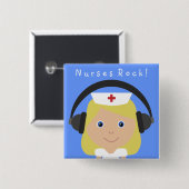 ナースの石! 缶バッジ (正面&裏面)