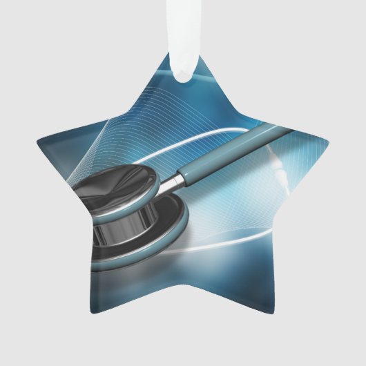 ナースの聴診器 オーナメント (正面)