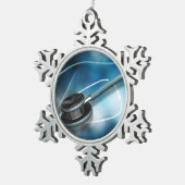 ナースの聴診器 スノーフレークピューターオーナメント (右)