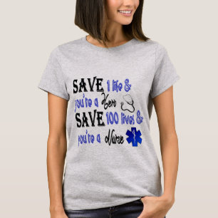 ナースの英雄 Tシャツ