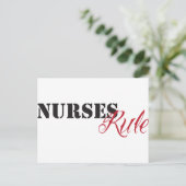 ナースの規則 ポストカード (スタンド正面)