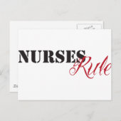 ナースの規則 ポストカード (正面/裏面)
