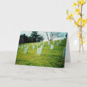 ナースの記念のアーリントン国立墓地 カード (黄色い花)