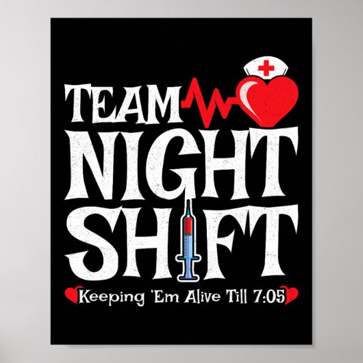 ナースの評価 – 夜間勤務ナース- Team Nigh ポスター (正面)