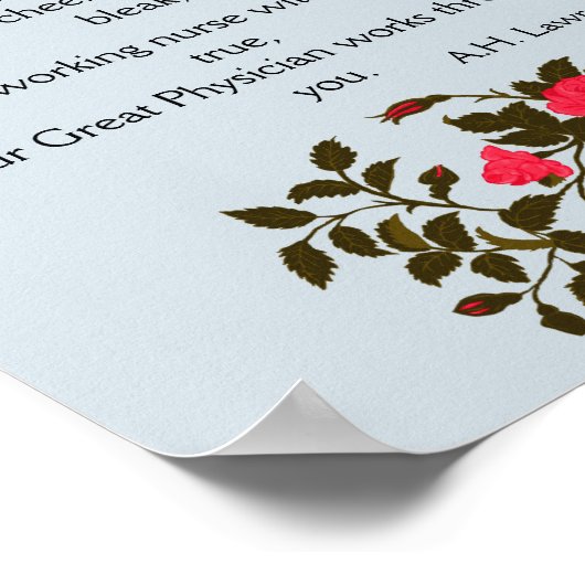 ナースの詩 ポスター (角)