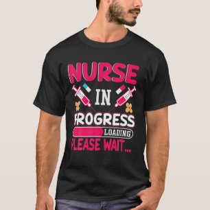 ナースの読み込み中お待ち看護学校 Tシャツ
