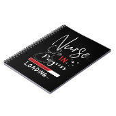 ナースの読み込み中 – ナース学生向けギフト ノートブック (左側)