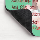 ナースの贈り物「疲れた」詩 マウスパッド (コーナー)