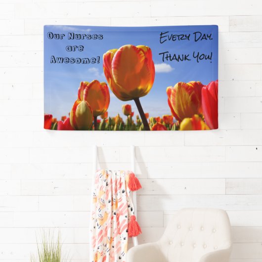 ナースの週の旗のナースの感謝のナース 横断幕 (インサイチュ)