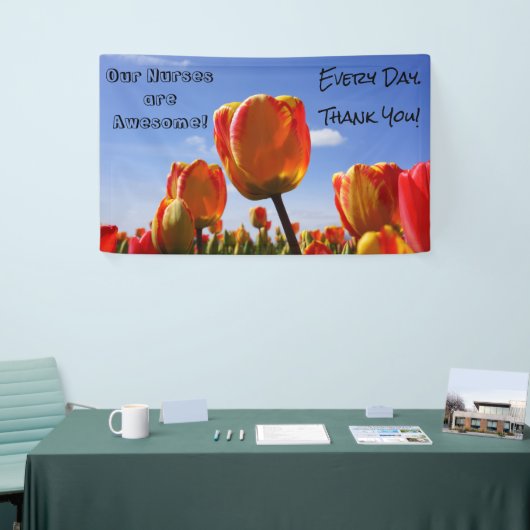 ナースの週の旗のナースの感謝のナース 横断幕 (トレードショー)
