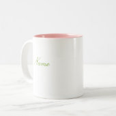 ナースの週はギフトを個人化します ツートーンマグカップ (正面左)